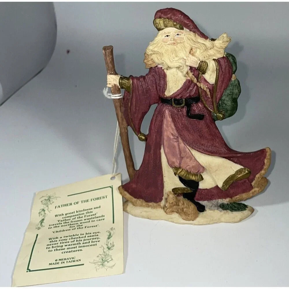 MeraVic Father Of The Forest‎ Santa Claus Resin Figure Limited 129/21,000 1991